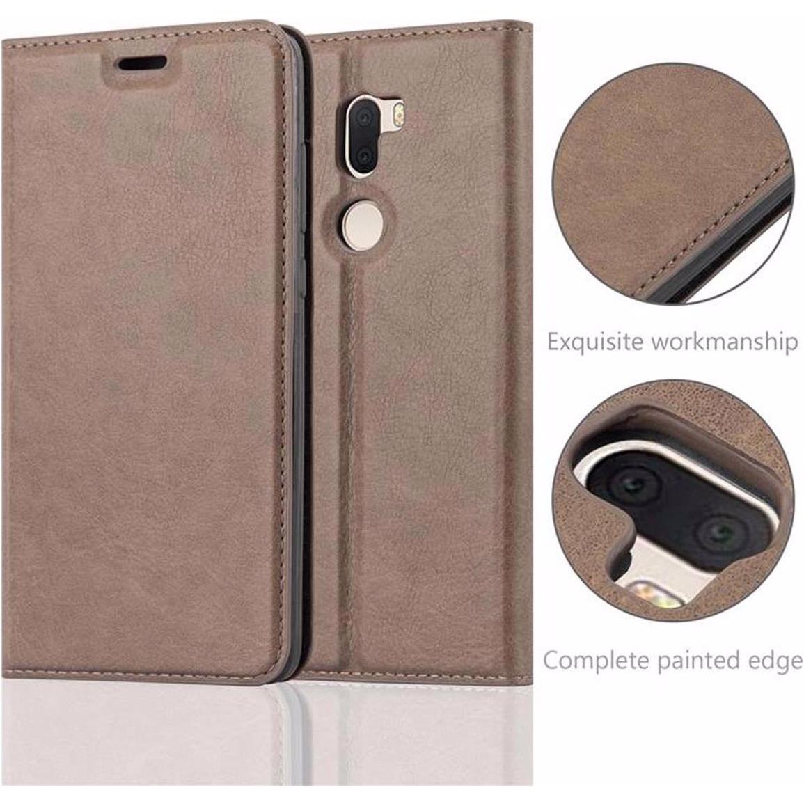 Thumbnail - Cadorabo Book Invisible Magnet Cover (Xiaomi Mi 5s Plus), Smartphone Hülle, Braun