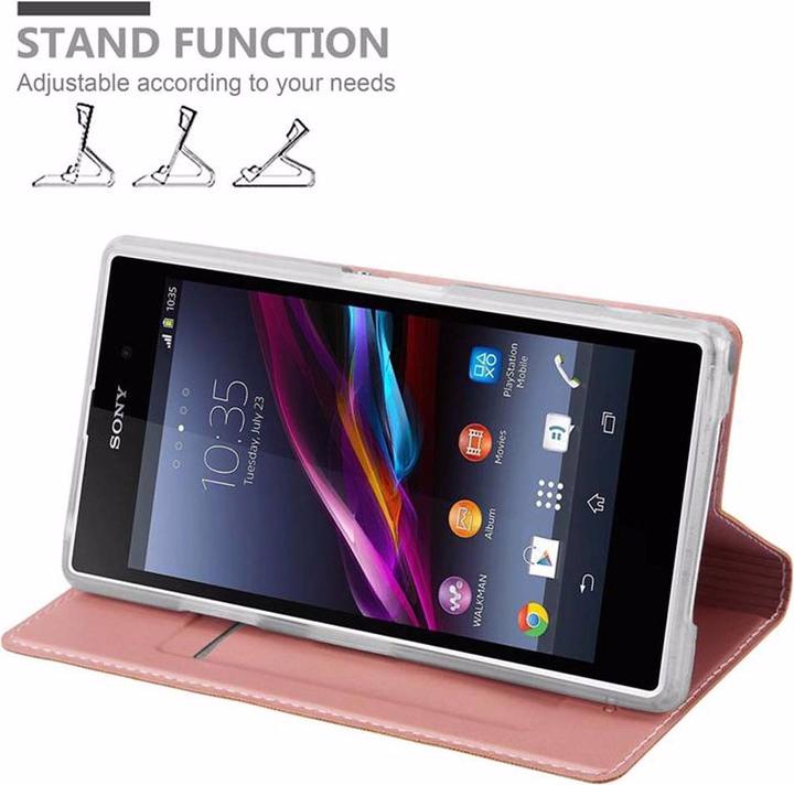 Productafbeelding Cadorabo Boek Classy Style Cover (Sony Xperia Z1)