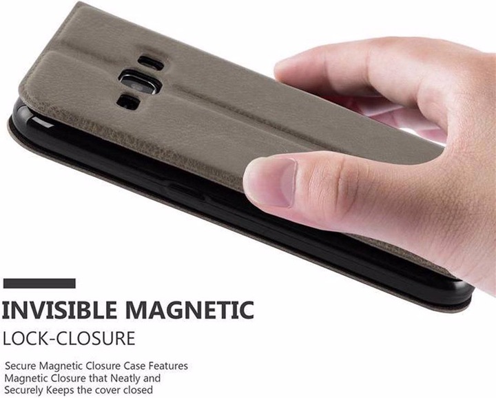 Produktbild Cadorabo Book mit View Doppelfenster Cover (Samsung Galaxy J1)