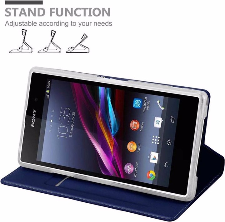 Actual product image Cadorabo Book Classy Style Cover (Sony Xperia Z1)