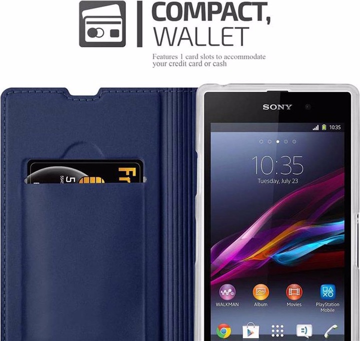Actual product image Cadorabo Book Classy Style Cover (Sony Xperia Z1)