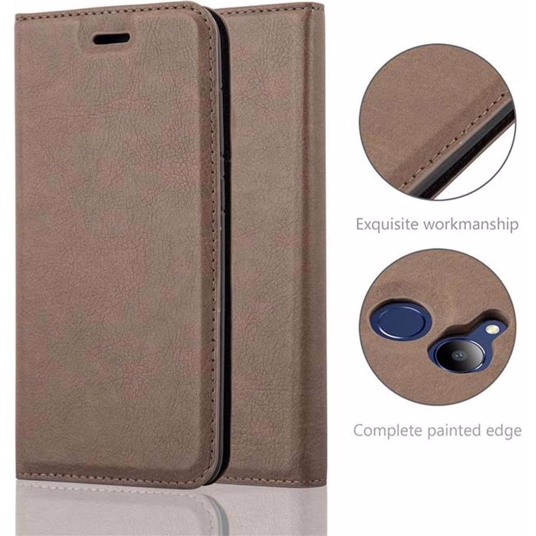 Thumbnail - Cadorabo Book Invisible Magnet Cover (Honor 6C Pro), Smartphone Hülle, Braun