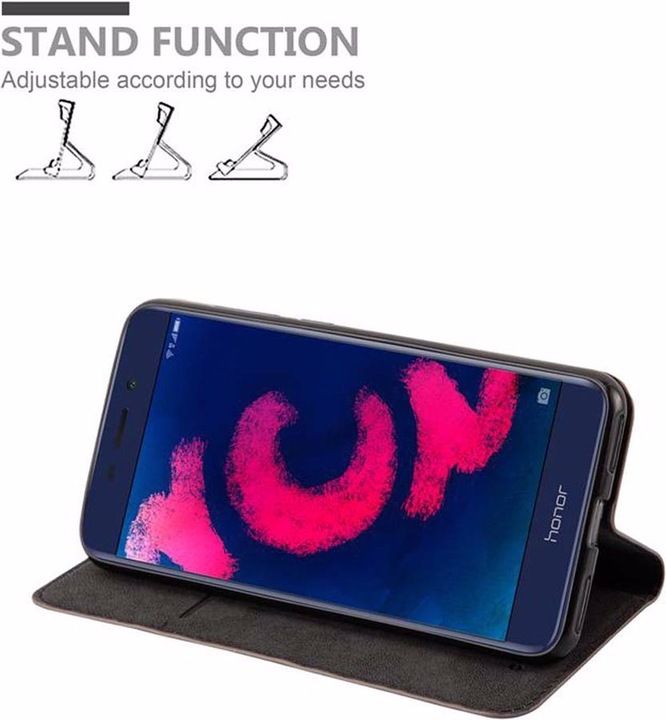 Actual product image Cadorabo Book Invisible Magnet Cover (Honor 6C Pro)