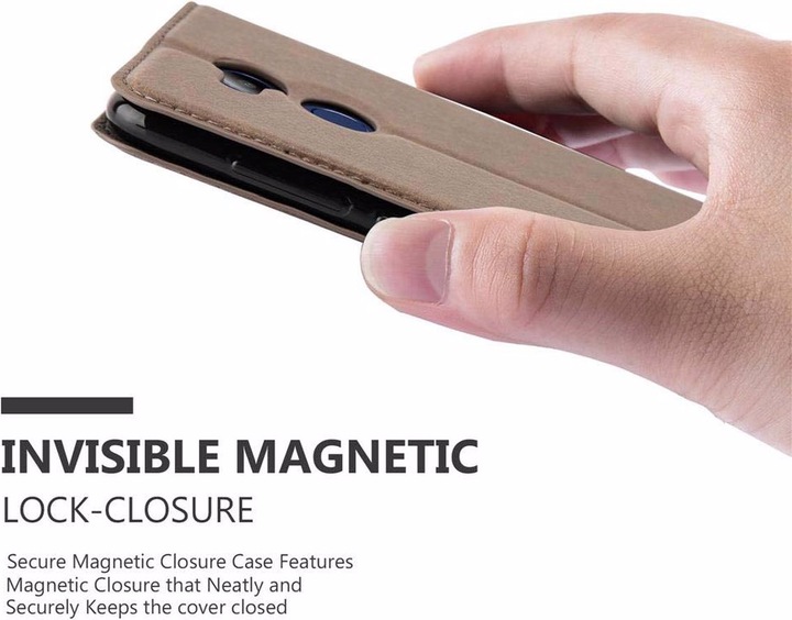 Actual product image Cadorabo Book Invisible Magnet Cover (Honor 6C Pro)
