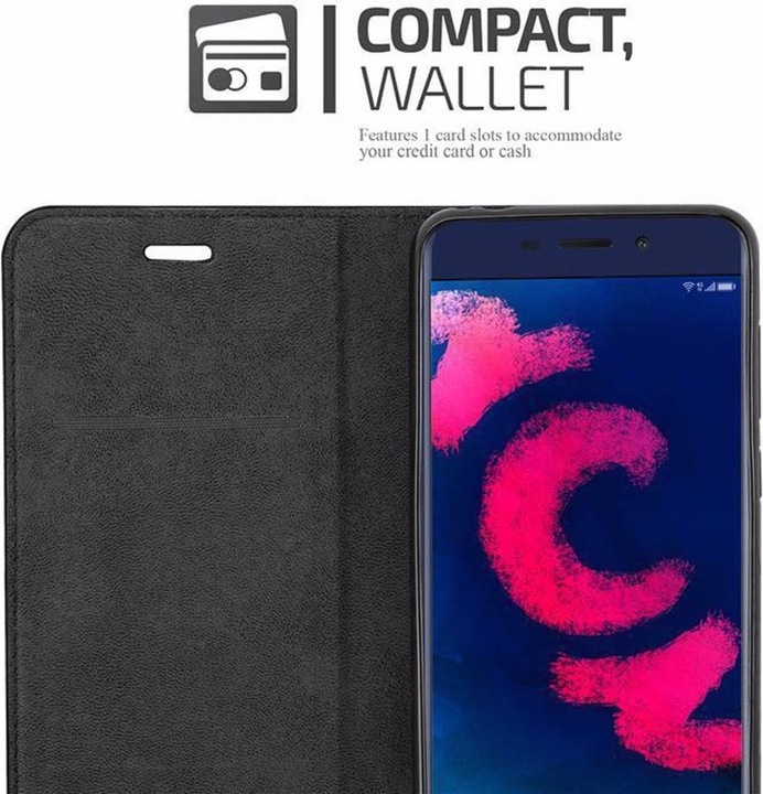 Actual product image Cadorabo Book Invisible Magnet Cover (Honor 6C Pro)