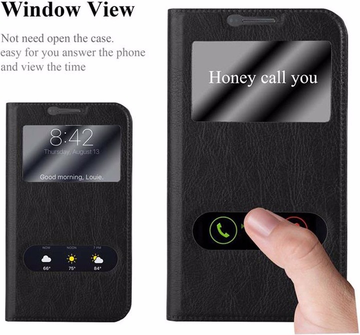 Produktbild Cadorabo Book mit View Doppelfenster Cover (LG G3)