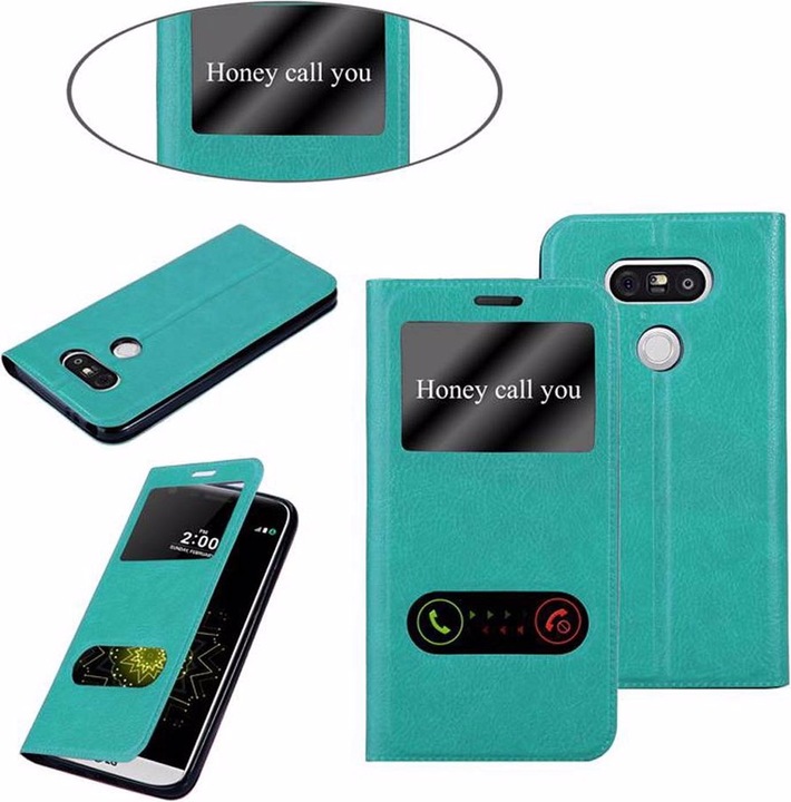 Produktbild Cadorabo Book mit View Doppelfenster Cover (LG G5)