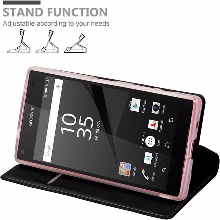 Actual product image Cadorabo Book Classy Style Cover (Sony Xperia Z5 Compact)
