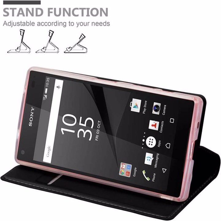 Produktbild Cadorabo Book Classy Style Cover (Sony Xperia Z5 Compact)