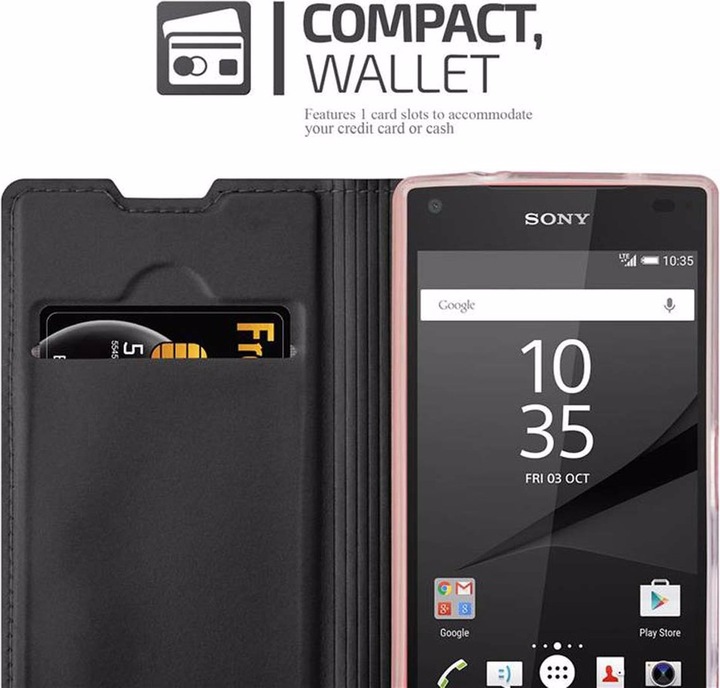 Produktbild Cadorabo Book Classy Style Cover (Sony Xperia Z5 Compact)