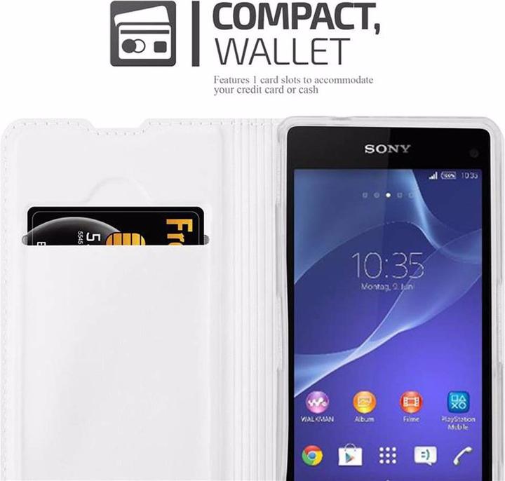 Actual product image Cadorabo Book Classy Style Cover (Sony Xperia Z1 Compact)