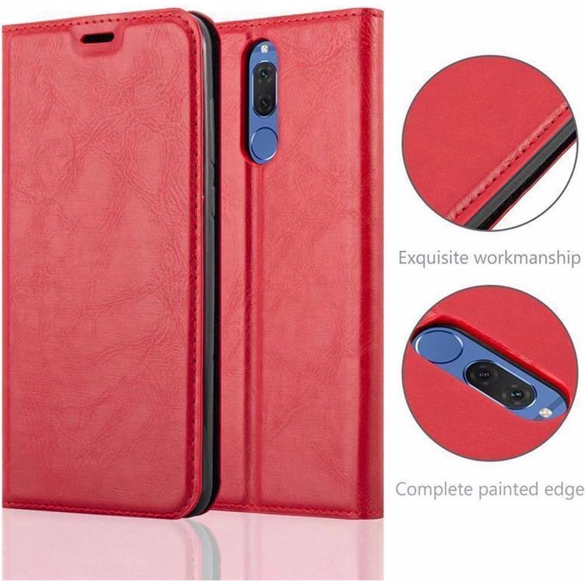Thumbnail - Cadorabo Book Invisible Magnet Cover (Huawei Mate 10 Lite), Smartphone Hülle, Rot