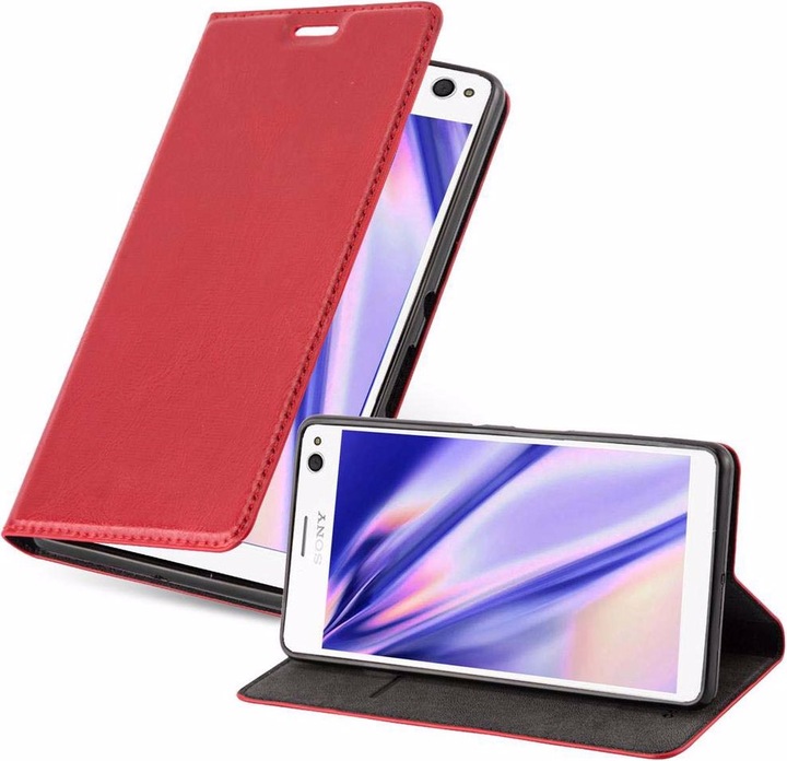 Actual product image Cadorabo Book Invisible Magnet Cover (Sony Xperia C4)