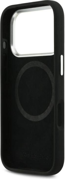 Produktbild Mercedes Etui Silicone Vintage Logo MagSafe do iPhone 17 Pro czarny (Apple iPhone 17 Pro)