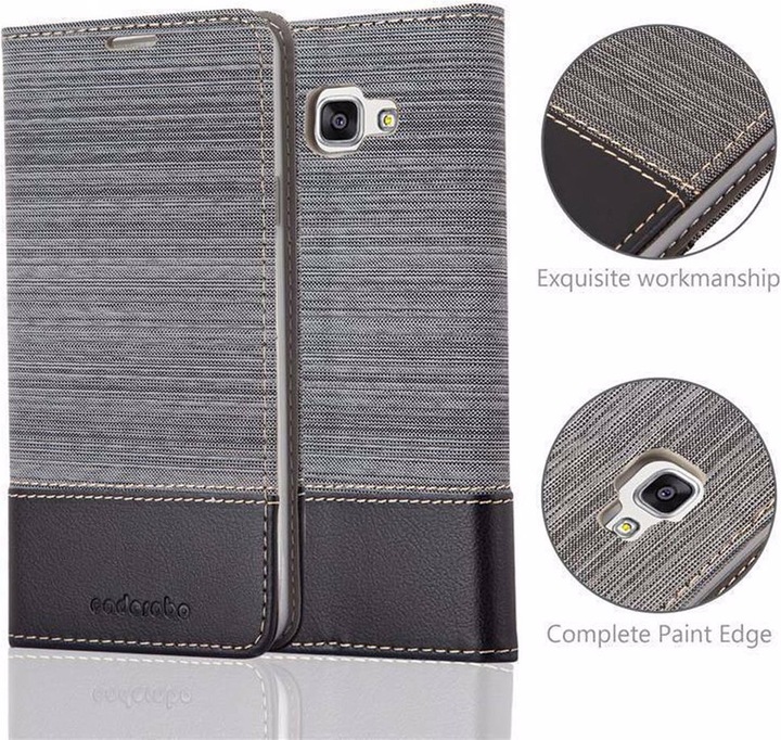 Produktbild Cadorabo Book Jeans Optik Cover (Samsung Galaxy A7 (2016))