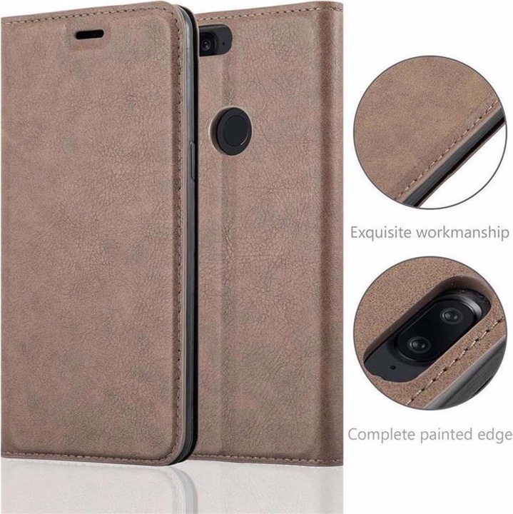 Actual product image Cadorabo Book Invisible Magnet Cover (OnePlus 5T)