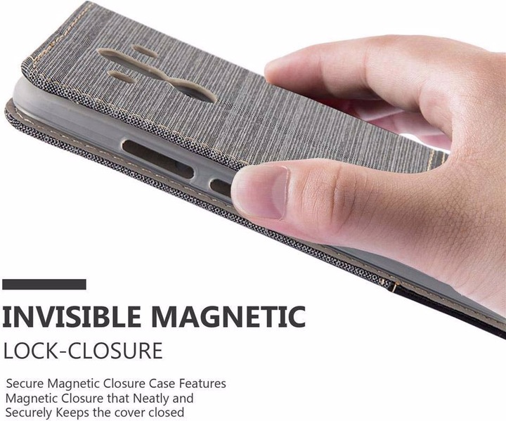 Produktbild Cadorabo Book Jeans Optik Cover (Huawei Mate 10 Pro)