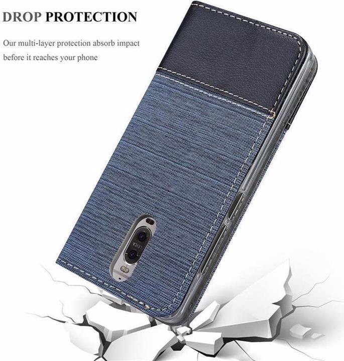 Actual product image Cadorabo Book Jeans Optics Cover (Mate 9 Pro)