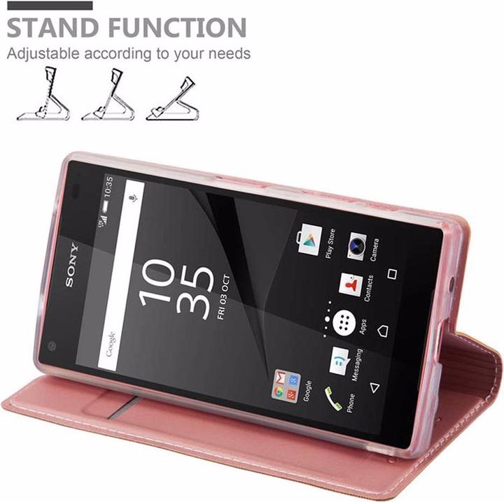 Actual product image Cadorabo Book Classy Style Cover (Sony Xperia Z5 Compact)