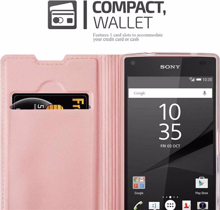 Actual product image Cadorabo Book Classy Style Cover (Sony Xperia Z5 Compact)