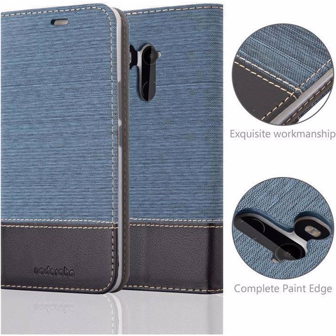 Thumbnail - Cadorabo Book Jeans Optik Cover (HTC U11+), Smartphone Hülle, Blau
