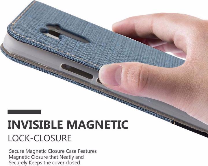 Actual product image Cadorabo Book Jeans Optics Cover (HTC U11+)