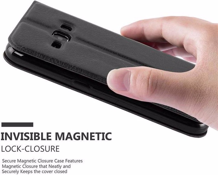 Produktbild Cadorabo Book mit View Doppelfenster Cover (Samsung Galaxy J1)