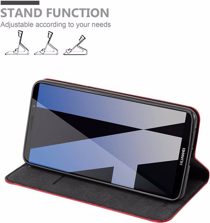 Actual product image Cadorabo Book Invisible Magnet Cover (Mate 10 Pro)