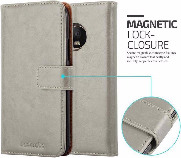 Actual product image Cadorabo Book Luxury Cover (Motorola Moto G5 Plus)
