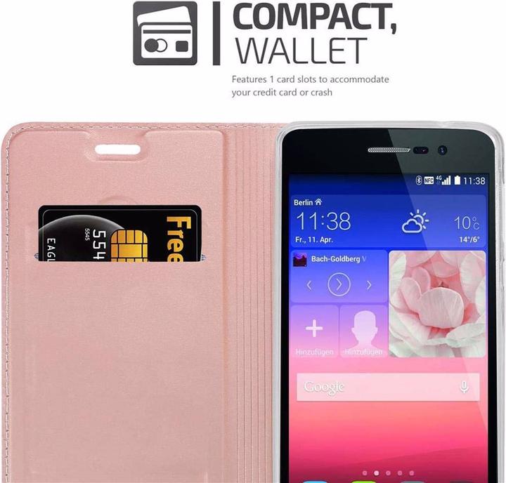 Actual product image Cadorabo Book Classy Style Cover (Huawei Ascend P7)