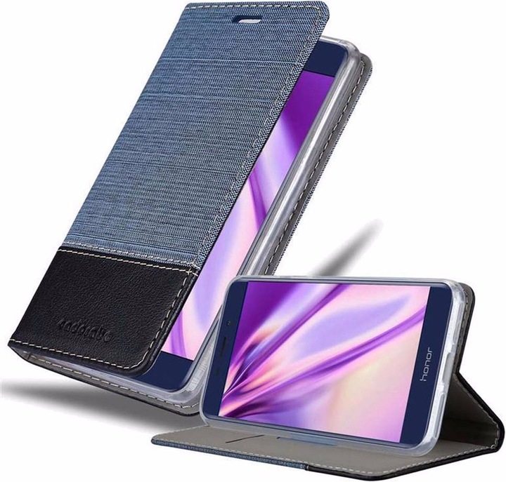 Produktbild Cadorabo Book Jeans Optik Cover (Honor V9 Play)