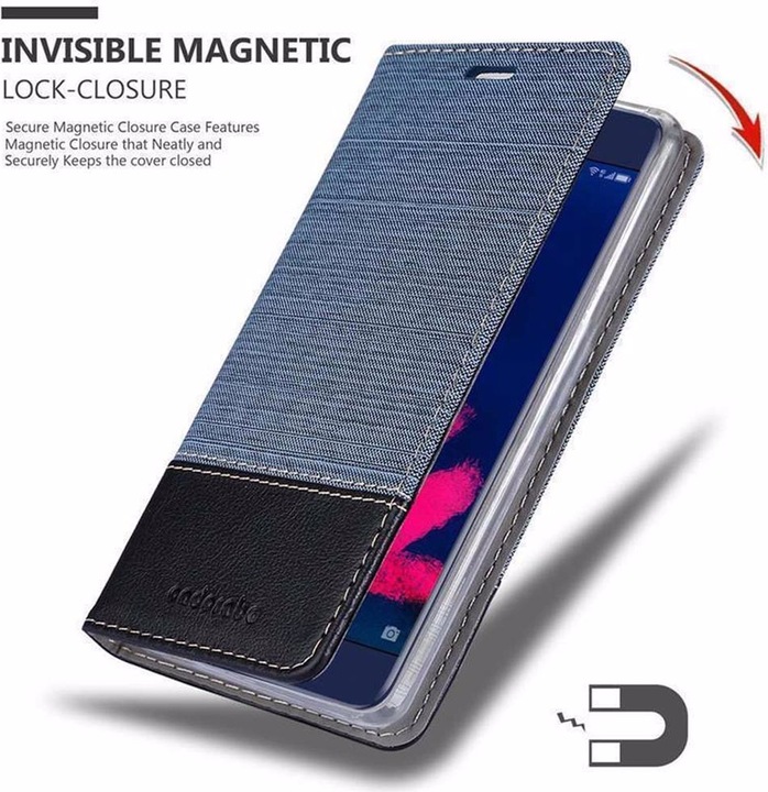 Produktbild Cadorabo Book Jeans Optik Cover (Honor V9 Play)