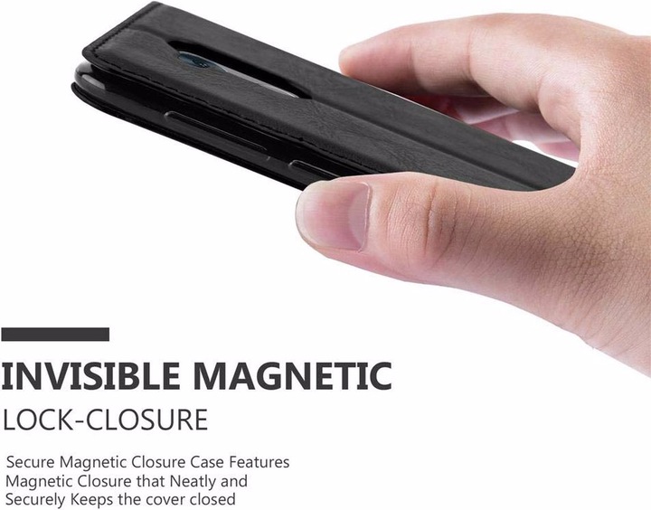 Actual product image Cadorabo Book Invisible Magnet Cover (Honor 6C)