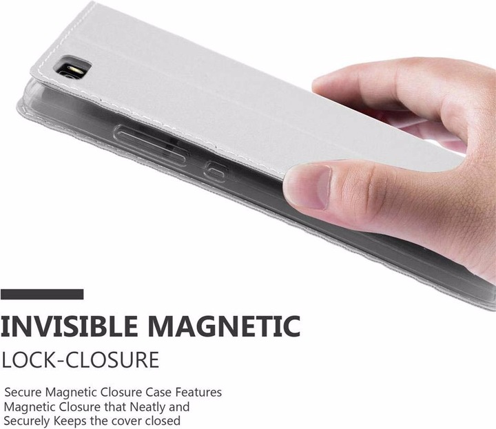 Actual product image Cadorabo Book Classy Style Cover (Huawei P8 Lite)