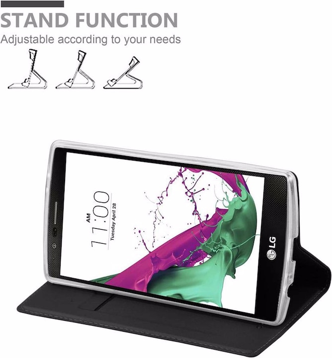 Produktbild Cadorabo Book Classy Style Cover (LG G4, Motorola Moto G4 Plus)