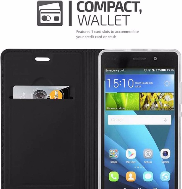 Produktbild Cadorabo Book Classy Style Cover (Huawei P8 Lite)