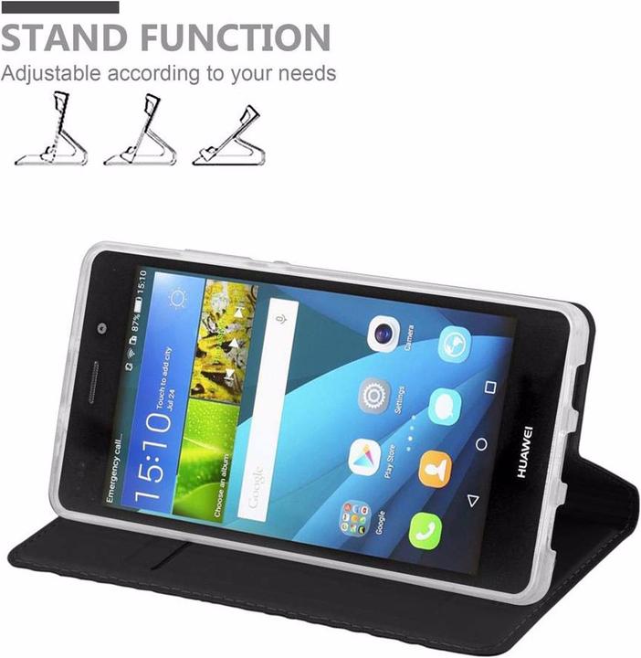 Actual product image Cadorabo Book Classy Style Cover (Huawei P8 Lite)
