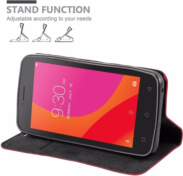 Actual product image Cadorabo Book Invisible Magnet Cover (Lenovo A Plus)