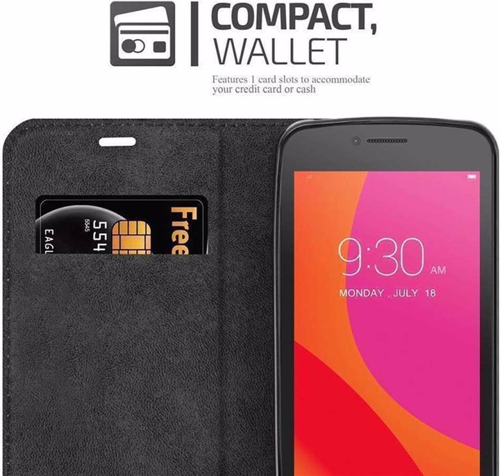 Actual product image Cadorabo Book Invisible Magnet Cover (Lenovo A Plus)