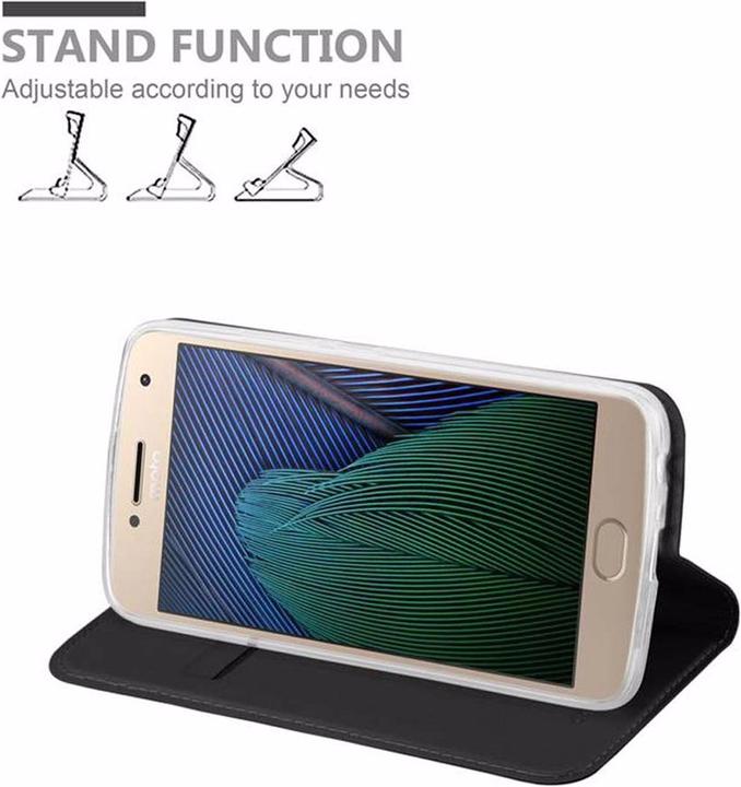Actual product image Cadorabo Book Classy Style Cover (Motorola Moto G5 Plus)