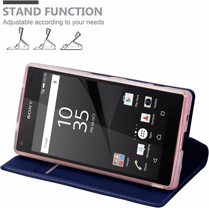 Actual product image Cadorabo Book Classy Style Cover (Sony Xperia Z5 Compact)