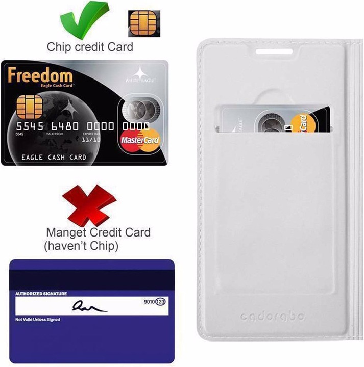 Actual product image Cadorabo Book Classy Style Cover (Huawei P8 Lite (2017))