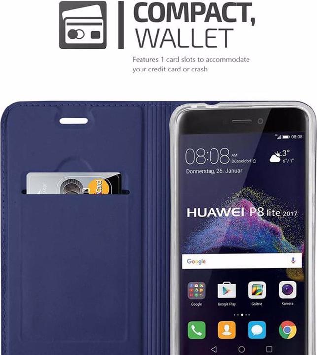 Produktbild Cadorabo Book Classy Style Cover (Huawei P8 Lite (2017))