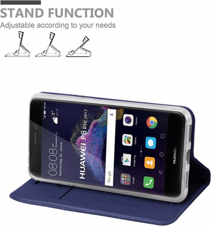 Produktbild Cadorabo Book Classy Style Cover (Huawei P8 Lite (2017))