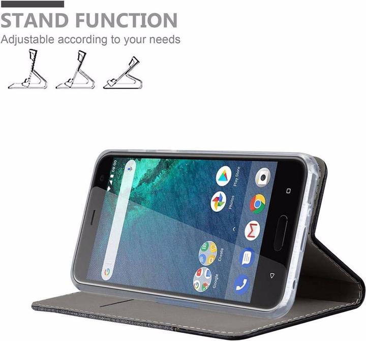 Produktbild Cadorabo Book Jeans Optik Cover (HTC U11 Life)