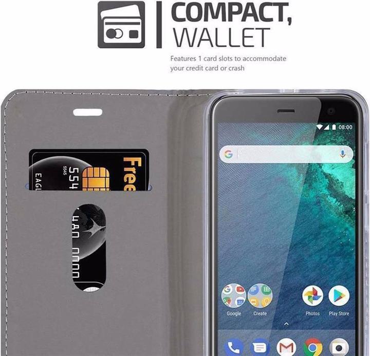Produktbild Cadorabo Book Jeans Optik Cover (HTC U11 Life)