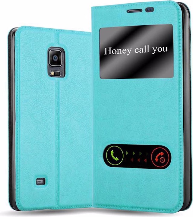 Actual product image Cadorabo Book with View double window cover (Samsung Galaxy Note Edge)
