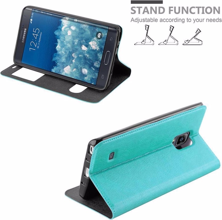 Actual product image Cadorabo Book with View double window cover (Samsung Galaxy Note Edge)