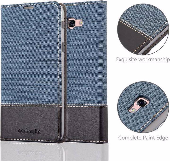 Produktbild Cadorabo Book Jeans Optik Cover (Samsung Galaxy A7 (2017))