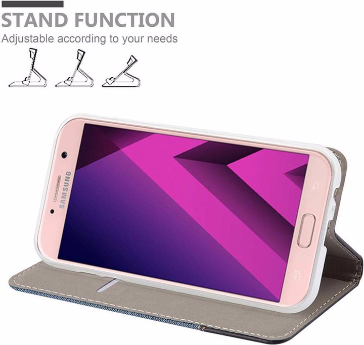 Actual product image Cadorabo Book Jeans Optics Cover (Samsung Galaxy A7 (2017))